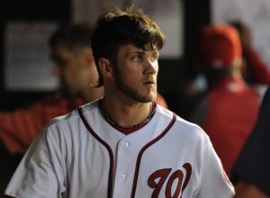 Here's the real reason Bryce Harper was using two hair dryers